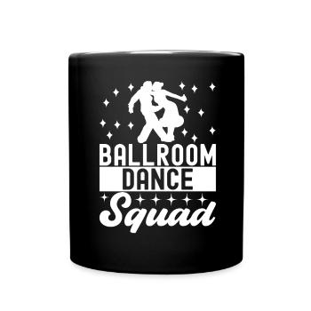 Ballsaal Tanz Ballsaaltänzer Gesellschaftstänzer - Tasse einfarbig - Schwarz - Vorne