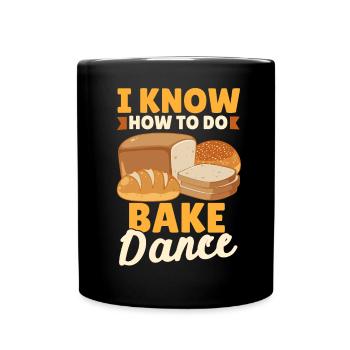 Brotbacken Brotbackautomat - Tasse einfarbig - Schwarz - Vorne