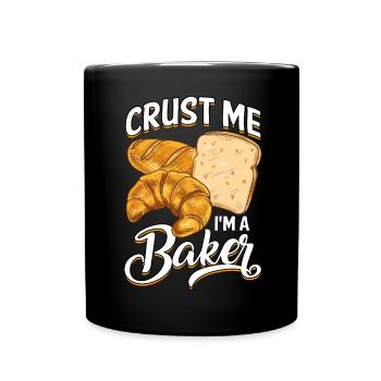 Brotbacken Brotbackautomat - Tasse einfarbig - Schwarz - Vorne