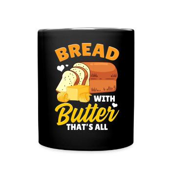 Bread Baking Bread Maker - Full Colour Mug - black - Front