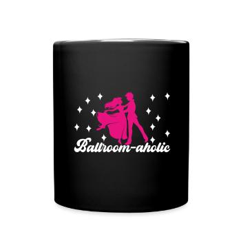 Ballsaal Tanz Ballsaaltänzer Gesellschaftstänzer - Tasse einfarbig - Schwarz - Vorne