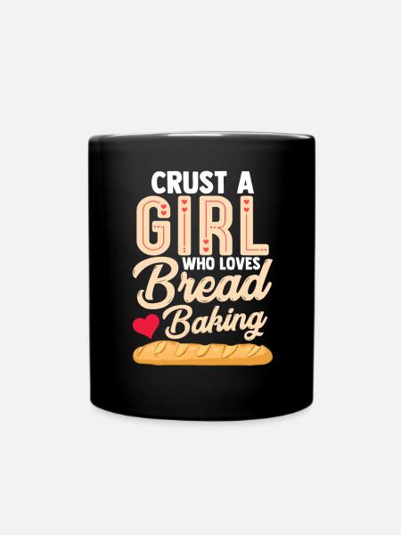 Brotbacken Brotbackautomat - Tasse einfarbig - Schwarz
