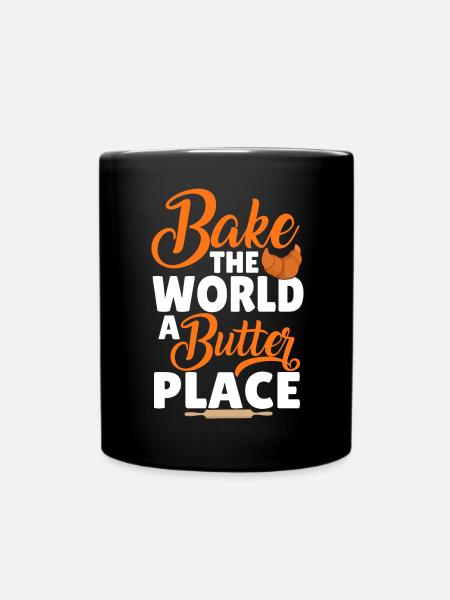 Brotbacken Brotbackautomat - Tasse einfarbig - Schwarz