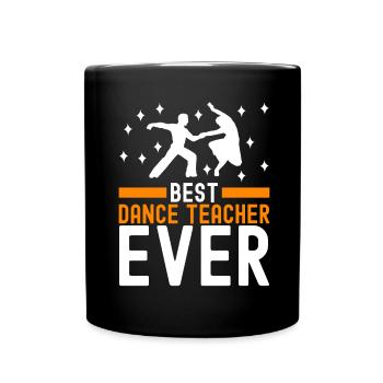 Ballsaal Tanz Ballsaaltänzer Gesellschaftstänzer - Tasse einfarbig - Schwarz - Vorne