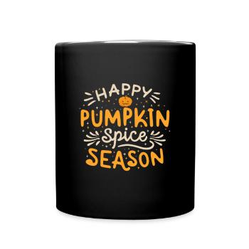 Happy Pumpkin Spice Season - Full Colour Mug - black - Front