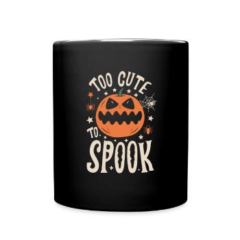 Too Cute To Spook, Pumpkin Perfection - Full Colour Mug - black - Front
