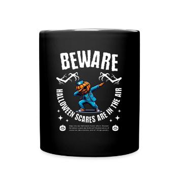 Beware Halloween - Tasse einfarbig - Schwarz - Vorne
