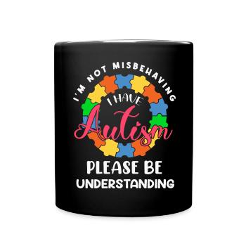 Autism - Full Colour Mug - black - Front