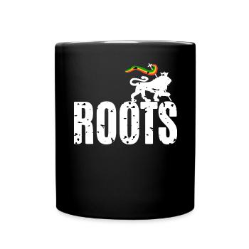 Roots Reggae - Full Colour Mug - black - Front