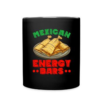 Tamale Mexikanisches Essen Tamale Liebhaber - Tasse einfarbig - Schwarz - Vorne