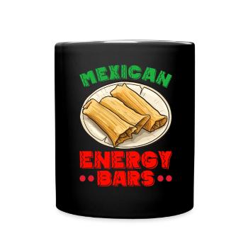 Tamale Mexikanisches Essen Tamale Liebhaber - Tasse einfarbig - Schwarz - Vorne