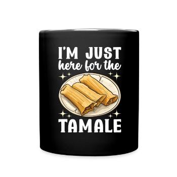 Tamale Mexikanisches Essen Tamale Liebhaber - Tasse einfarbig - Schwarz - Vorne