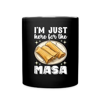Tamale Mexikanisches Essen Tamale Liebhaber - Tasse einfarbig - Schwarz - Vorne
