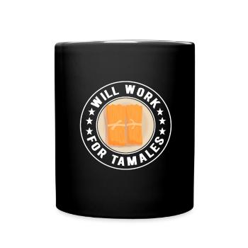 Tamale Mexikanisches Essen Tamale Liebhaber - Tasse einfarbig - Schwarz - Vorne