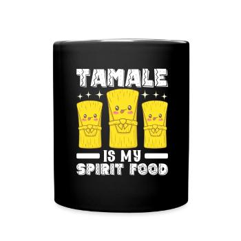 Tamale Mexikanisches Essen Tamale Liebhaber - Tasse einfarbig - Schwarz - Vorne
