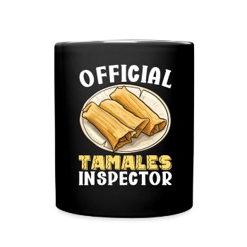 Tamale Mexikanisches Essen Tamale Liebhaber - Tasse einfarbig - Schwarz - Vorne