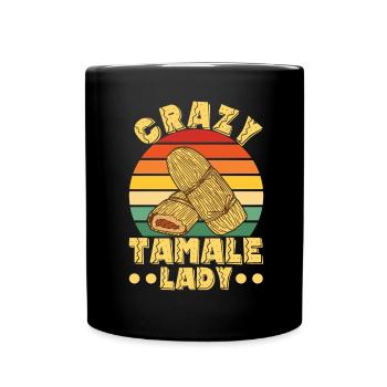 Tamale Mexikanisches Essen Tamale Liebhaber - Tasse einfarbig - Schwarz - Vorne
