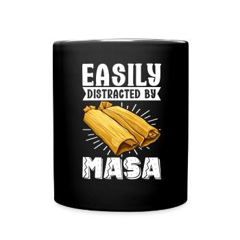 Tamale Mexikanisches Essen Tamale Liebhaber - Tasse einfarbig - Schwarz - Vorne