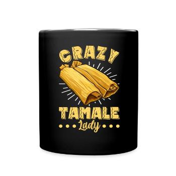 Tamale Mexikanisches Essen Tamale Liebhaber - Tasse einfarbig - Schwarz - Vorne