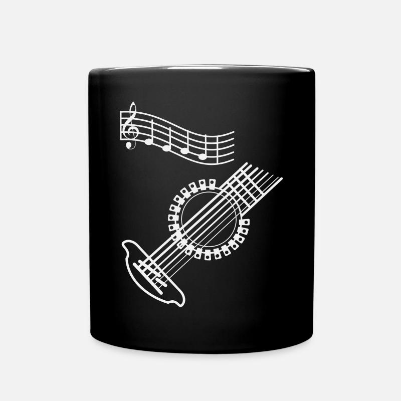Musicien guitare - Mug uni - noir