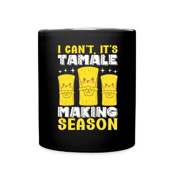 Tamale Mexikanisches Essen Tamale Liebhaber - Tasse einfarbig - Schwarz - Vorne