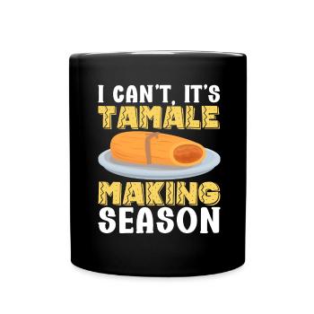 Tamale Mexikanisches Essen Tamale Liebhaber - Tasse einfarbig - Schwarz - Vorne
