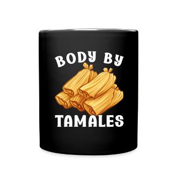 Tamale Mexikanisches Essen Tamale Liebhaber - Tasse einfarbig - Schwarz - Vorne