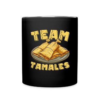 Tamale Mexikanisches Essen Tamale Liebhaber - Tasse einfarbig - Schwarz - Vorne