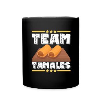 Tamale Mexikanisches Essen Tamale Liebhaber - Tasse einfarbig - Schwarz - Vorne