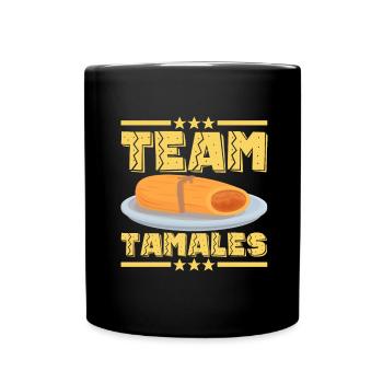 Tamale Mexikanisches Essen Tamale Liebhaber - Tasse einfarbig - Schwarz - Vorne