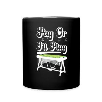 Vibraphon Vibraphonist - Tasse einfarbig - Schwarz - Vorne