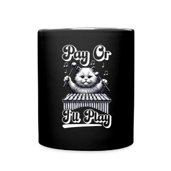Vibraphon, vibraphonist - Full Colour Mug - black - Front