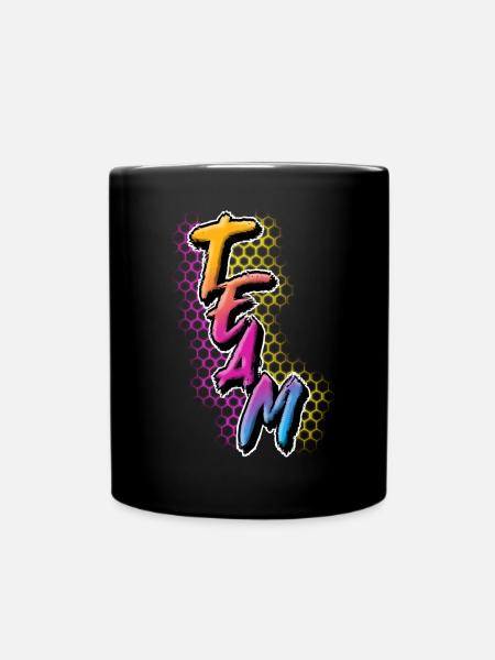 Team - Tasse einfarbig - Schwarz