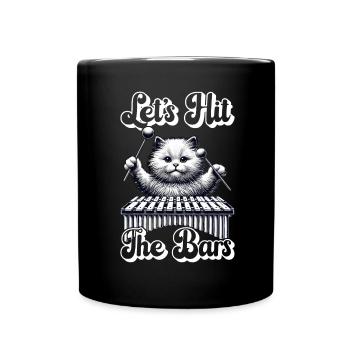 Vibraphon, vibraphoniste - Mug uni - noir - Devant