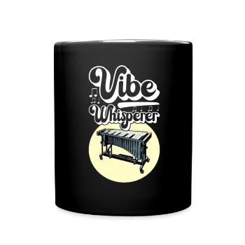 Vibraphon, vibraphoniste - Mug uni - noir - Devant