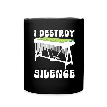Vibraphon, vibraphonist - Full Colour Mug - black - Front