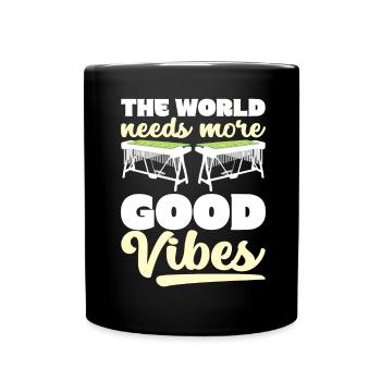 Vibraphon, vibraphoniste - Mug uni - noir - Devant