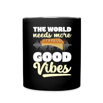 Vibraphon, vibraphonist - Full Colour Mug - black - Front