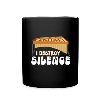 Vibraphon, vibraphonist - Full Colour Mug - black - Front