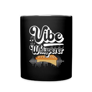Vibraphon, vibraphoniste - Mug uni - noir - Devant