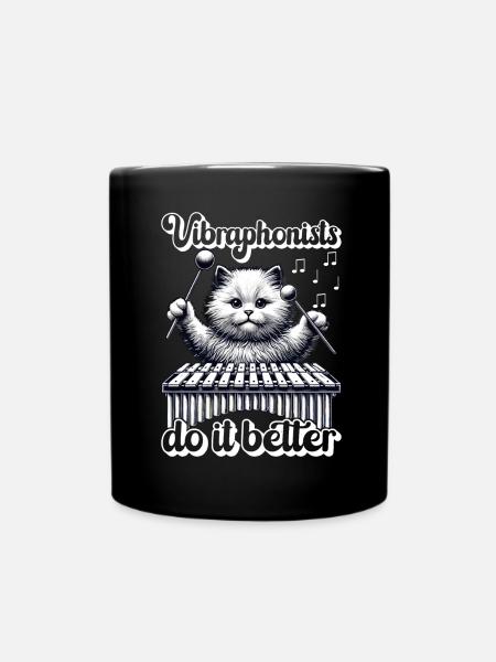 Vibraphon Vibraphonist - Tasse einfarbig - Schwarz