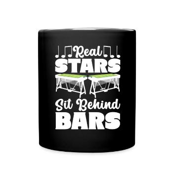 Vibraphon, vibraphonist - Full Colour Mug - black - Front