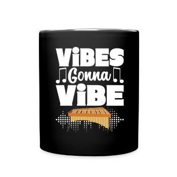 Vibraphon, vibraphonist - Full Colour Mug - black - Front