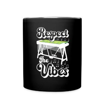 Vibraphon, vibraphoniste - Mug uni - noir - Devant