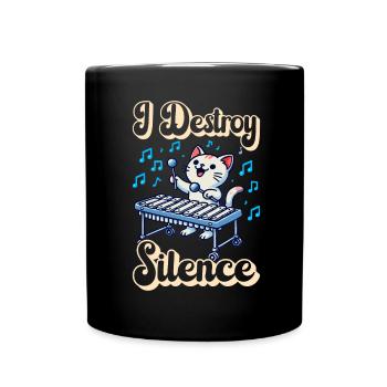 Vibraphon, vibraphonist - Full Colour Mug - black - Front