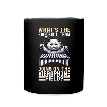 Vibraphon, vibraphonist - Full Colour Mug - black - Front