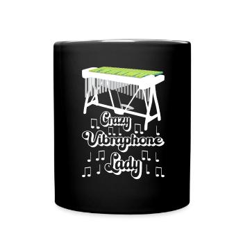 Vibraphon, vibraphonist - Full Colour Mug - black - Front
