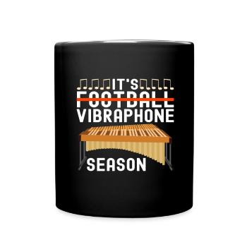 Vibraphon, vibraphonist - Full Colour Mug - black - Front