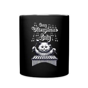Vibraphon, vibraphonist - Full Colour Mug - black - Front