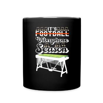 Vibraphon, vibraphonist - Full Colour Mug - black - Front